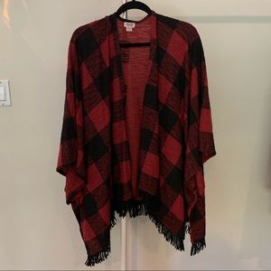 NWOT Gingham Shawl